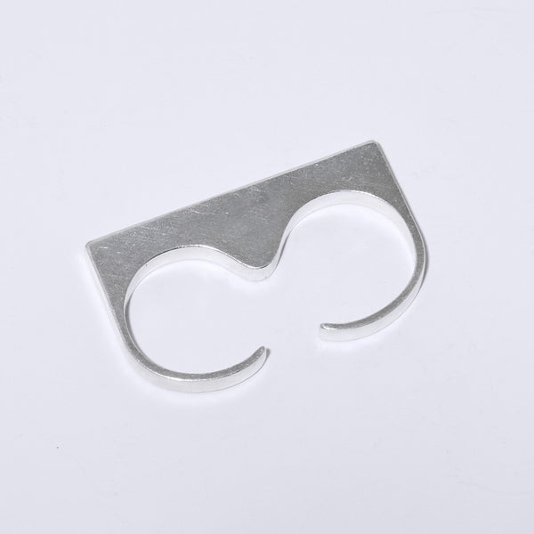 オジュールHANDWRITTEN DOUBLE FINGER RING オジュールHANDWRITTEN DOUBLE FINGER RING - メルカリ