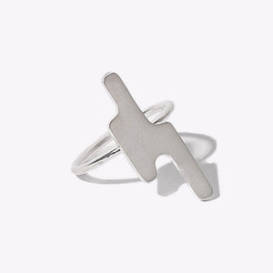 Stackable, organic modern bird ring by Mulxiply