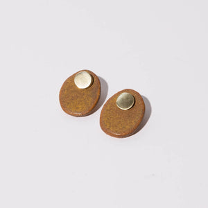 Stone Convertible Earrings by Ember. Made in Portland, Maine.