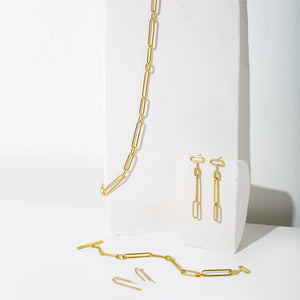 Chain jewelry in brass by MULXIPLY.
