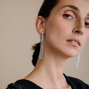 Sleek, modern and completely noticeable earrings by Mulxiply.