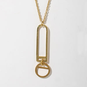 Handmade, contemporary brass jewelry by MULXIPLY in Portland, Maine.