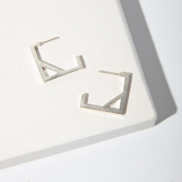 アクセサリー quip queint square hoop pierce SETUP7｜quip queint/square hoop pierce スクエアフープピアス