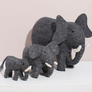 Handmade felted animals by Multiply.