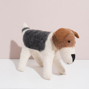 MULXIPLY Hand Felted Terrier - Large Stuffed Animal
