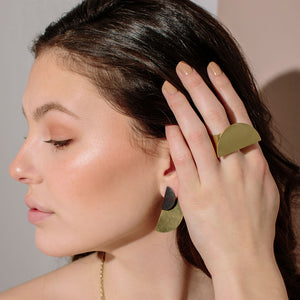 balance half circle ethically made jewelry by MULXIPLY