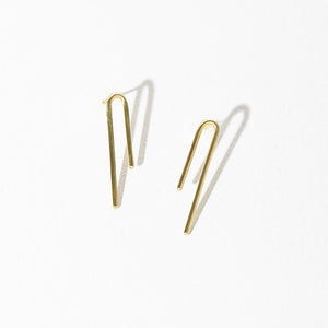 Loop Earrings - Brass