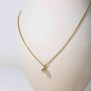 Rain Droplet Necklace - Brass