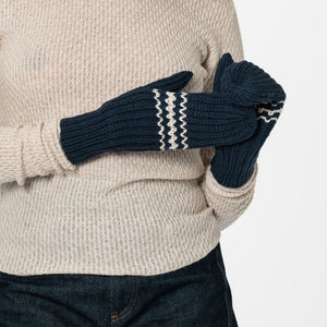 Soft no-itch merino wool mittens.