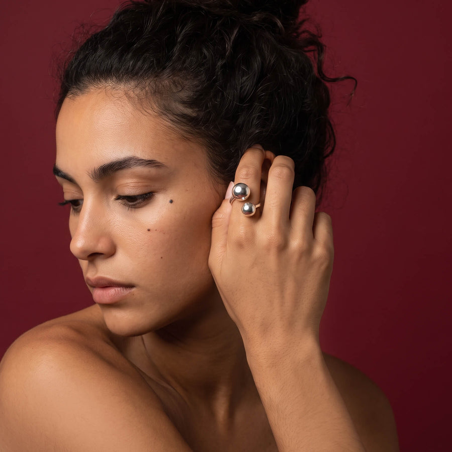 Strength Adjustable Ring - Sterling Silver