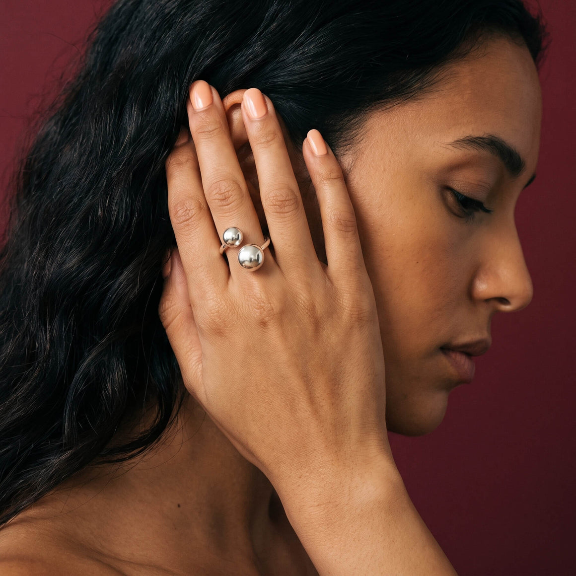 Strength Adjustable Ring - Sterling Silver