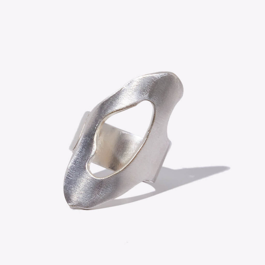 Canyon Adjustable Statement Ring - Sterling Silver