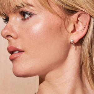 Modern, minimal, dainty earrings by Mulxiply