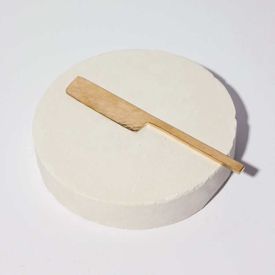 Butter Spreader - Hammered Brass