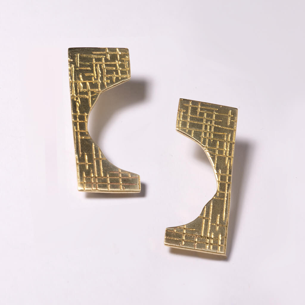 Hatch Earrings by Mulxiply