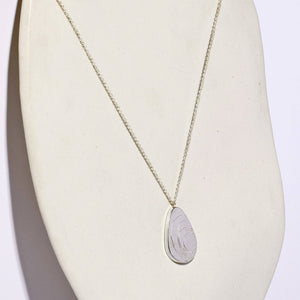 Kintsugi Pod Pendant Necklace by Mulxiply in Silver