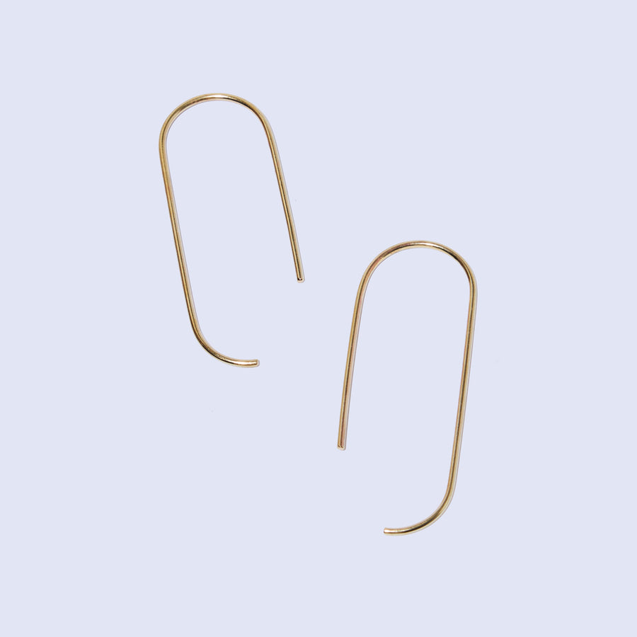 Loop Hook Statement Earrings by Mulxiply