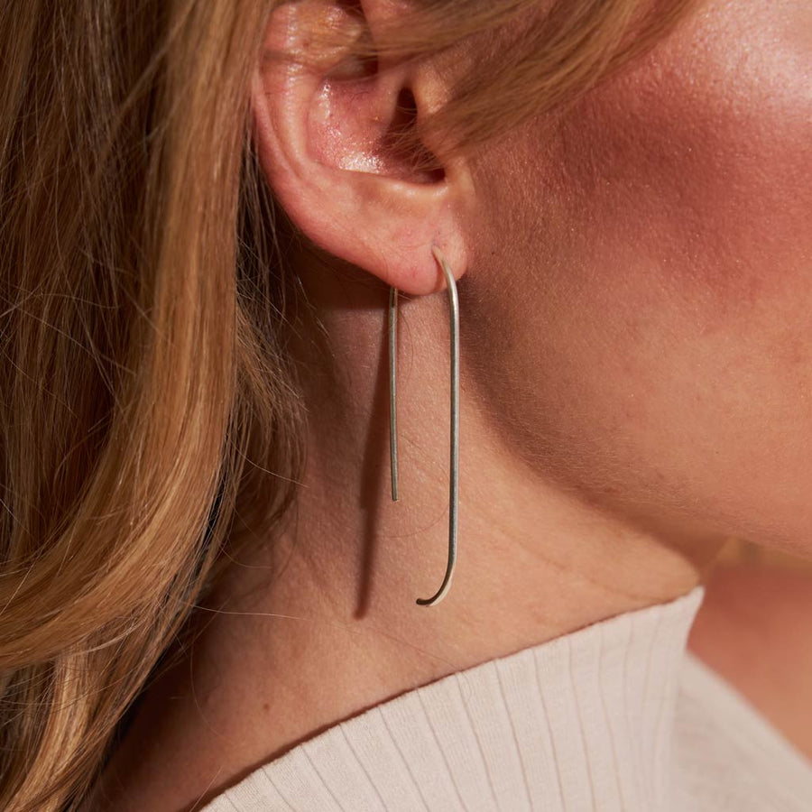 Thin Hook Earrings by Mulxiply