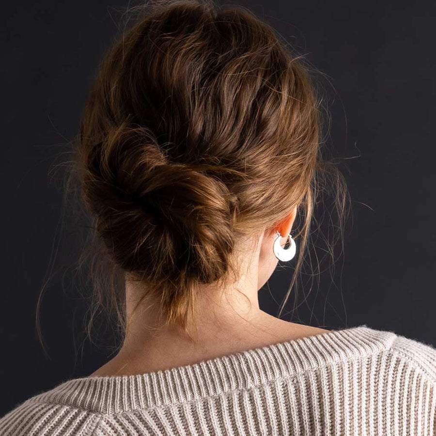 Sterling Silver Mini Hoops by Mulxiply