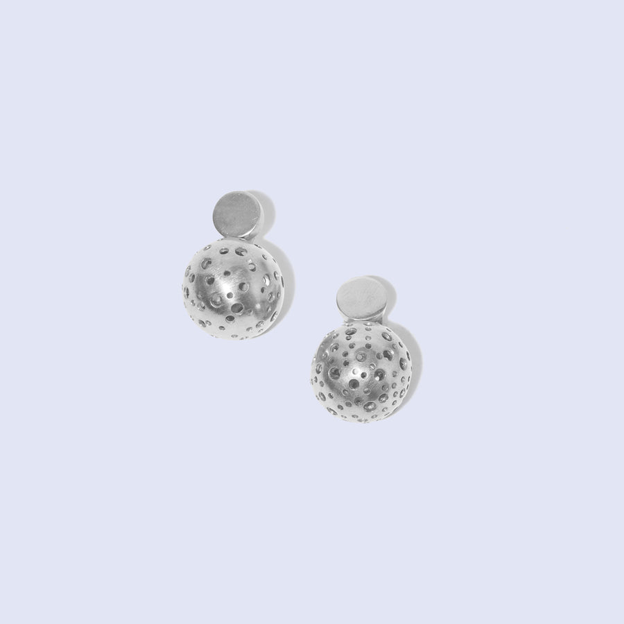 Sterling Silver jacket earrings by Mulxiply