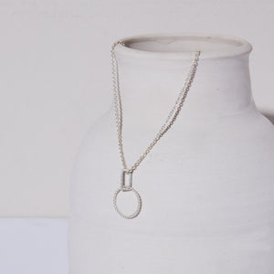 Simple Mooring Necklace in Silver