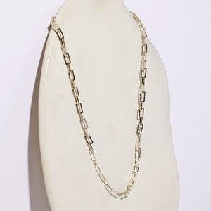 Layering square link chain necklace by Mulxiply