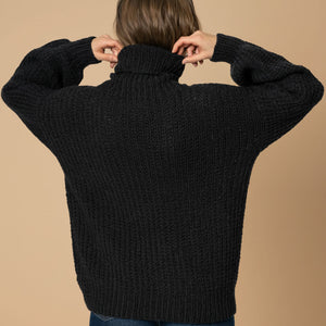 Chunky Turtleneck Sweater - Ethically Made Fashion by MULXIPLY