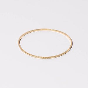 Delicate thin bangle bracelet in brass