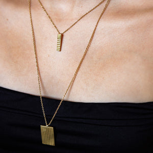 Layering necklace ethically and sustainably made by mulxiply