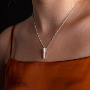 Simple, modern charm necklace by Mulxiply