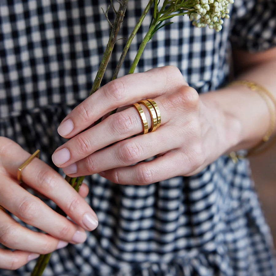 Mixed metal stacking rings by Mulxiply