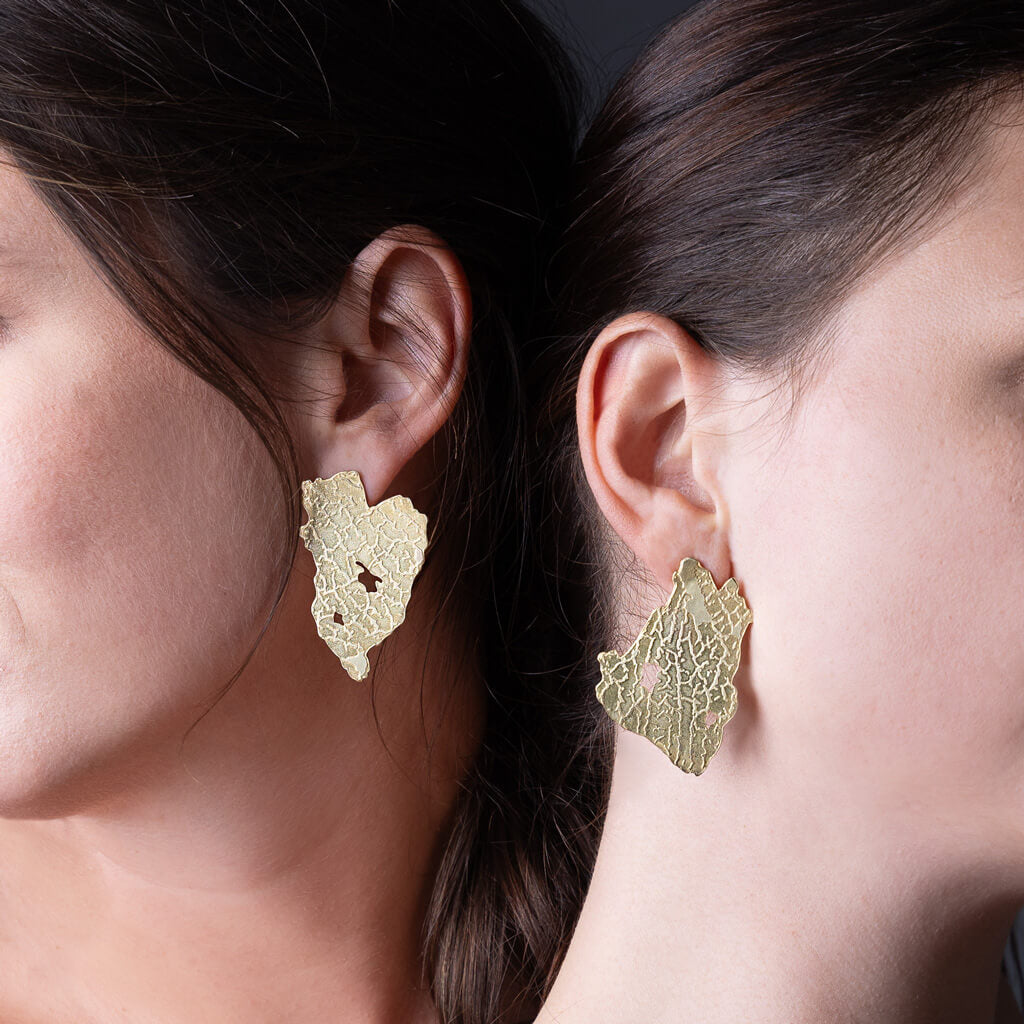 Terrain Statement Earrings by Mulxiply