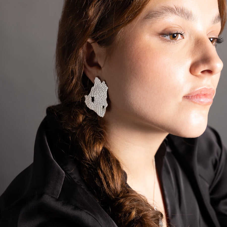 Sterling Silver Statement Earrings that celebrate unknown territory.