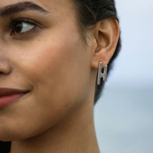 Modern, minimal stud earrings by Mulxiply