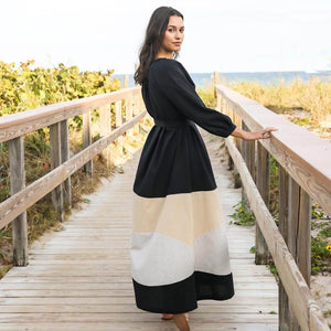 Belted midi dress by Mulxiply. Sustainable fashion by Mulxiply