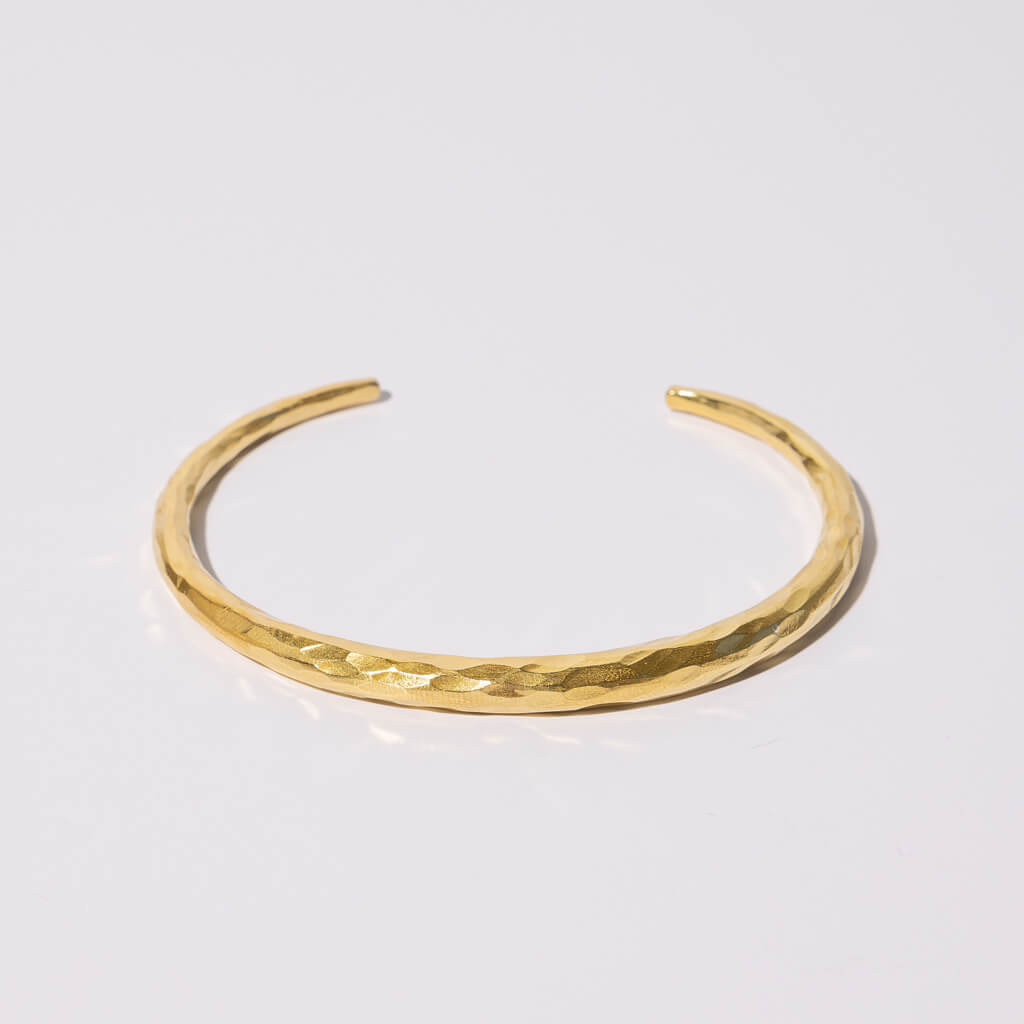 Minimal adjustable bangle bracelet by Mulxiply