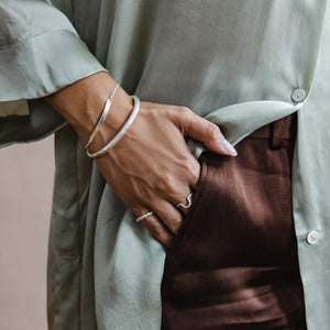 Thin layering bracelets by Mulxiply