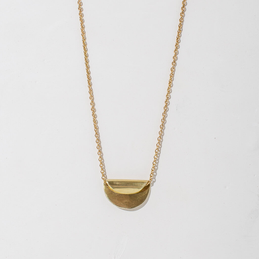 Minimal, dainty necklace. Designed in Maine by MULXIPLY.