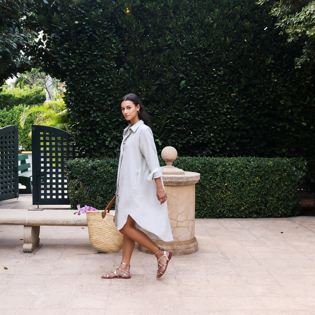 SALE - The Shirt Dress - Heather Grey SALE - The Shirt Dress - Heather Grey