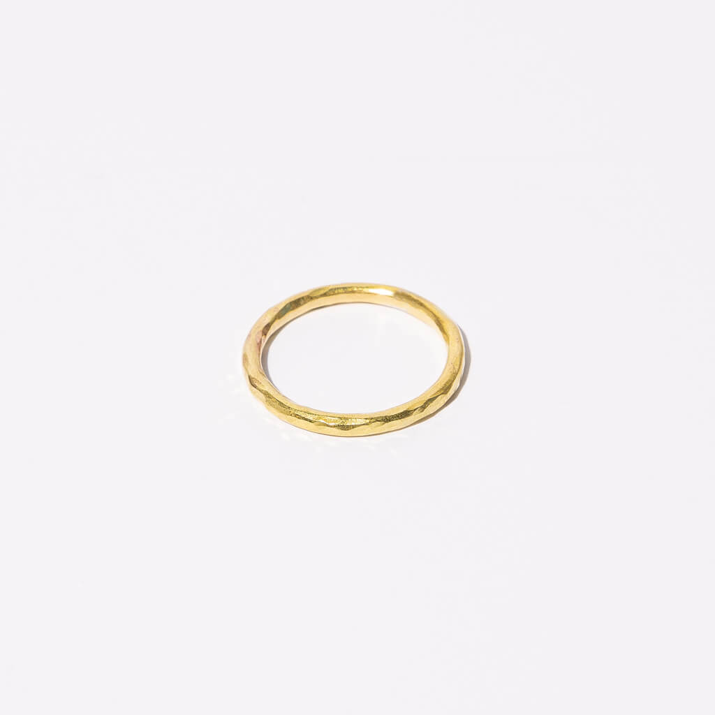 Minimalist brass ring by Mulxiply