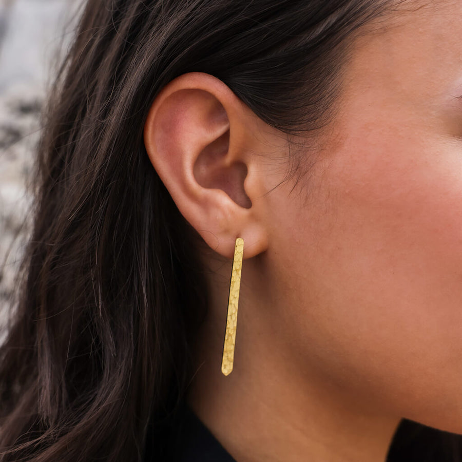 Ethically crafted earrings. Handmade jewelry from Nepal.