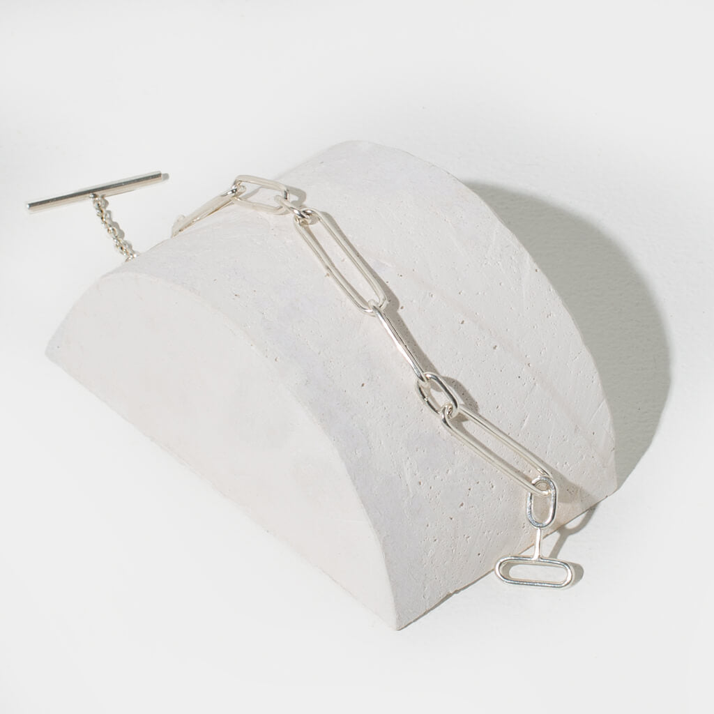 Modern, edgy chain jewelry in Sterling Silverby MULXIPLY.