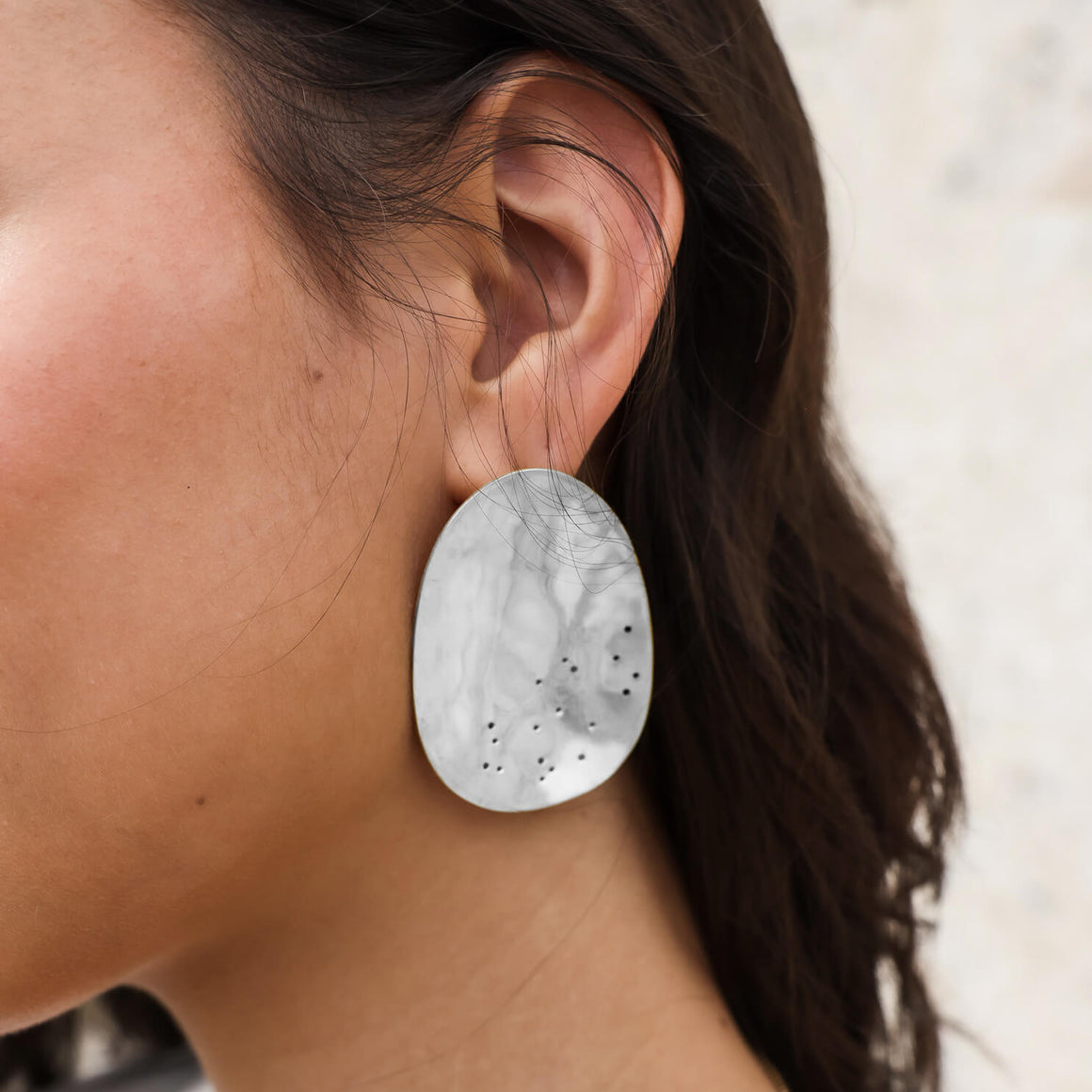 Sterling Silver statement earrings by Mulxiply