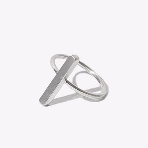 Long Oval Stick Ring by Mulxiply