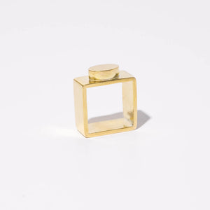 Bold shaped ring. Ethically sourced and forged by Mulxiply.