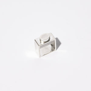 Strong square ring by Mulxiply. Sustainably made jewelry.