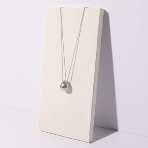 Seed pod necklace in Sterling silver by Mulxiply.