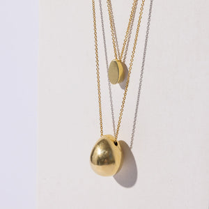 Modern layering necklaces by Mulxiply.