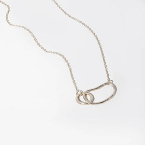 Dainty yet strong sterling silver necklace.