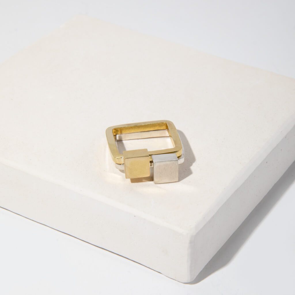 Square Stackable Rings Square Stacking Ring - Sterling Silver | MULXIPLY